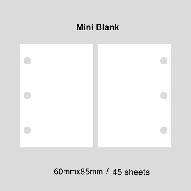 Kawaii 80 Sheet 3 Holes PU Cover Mini Loose-leaf Journal Notebook Diary Agenda Notepad School Stationery