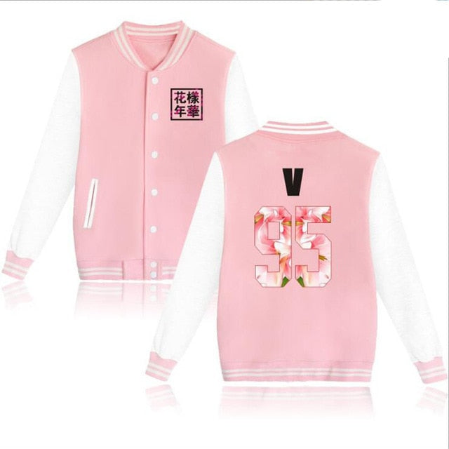Shinee KPOP taemin key Baseball Uniform jacket Women Men Plus Size k-pop Zip-up Hoodies Sweatshirt