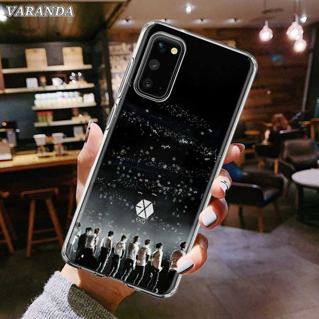 EXO Silicone Phone Case For Samsung Galaxy S20 FE S20 Ultra S10e S10 5G S9 S8 Plus S7 Edge Cover Coque Kpop EXO Lucky One