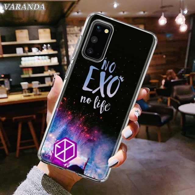 EXO Silicone Phone Case For Samsung Galaxy S20 FE S20 Ultra S10e S10 5G S9 S8 Plus S7 Edge Cover Coque Kpop EXO Lucky One