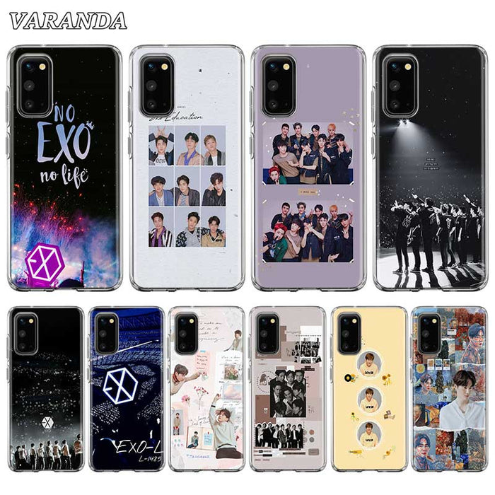 EXO Silicone Phone Case For Samsung Galaxy S20 FE S20 Ultra S10e S10 5G S9 S8 Plus S7 Edge Cover Coque Kpop EXO Lucky One
