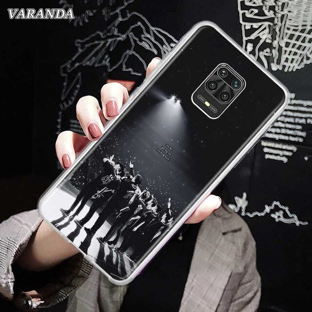 EXO Silicone Phone Case For Xiaomi Redmi 9 9A 9C 8 8A 7 7A Note 9 9S 8 8T 9 Pro 7 Soft Back Cover Coque Kpop EXO Lucky One