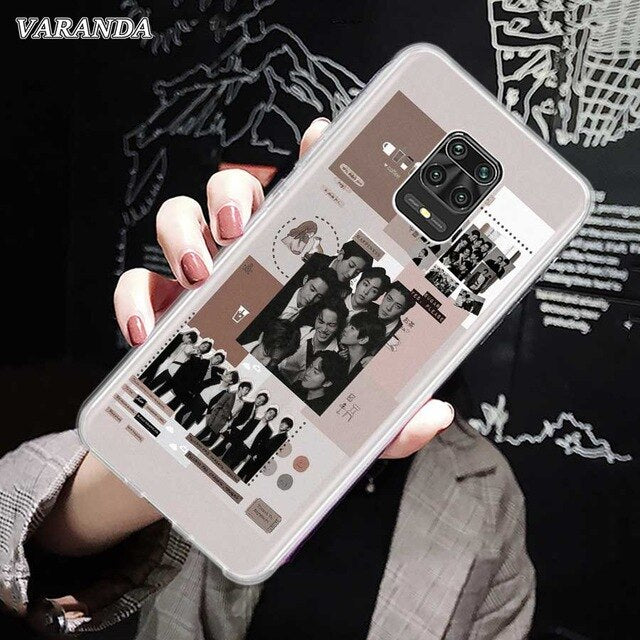 EXO Silicone Phone Case For Xiaomi Redmi 9 9A 9C 8 8A 7 7A Note 9 9S 8 8T 9 Pro 7 Soft Back Cover Coque Kpop EXO Lucky One