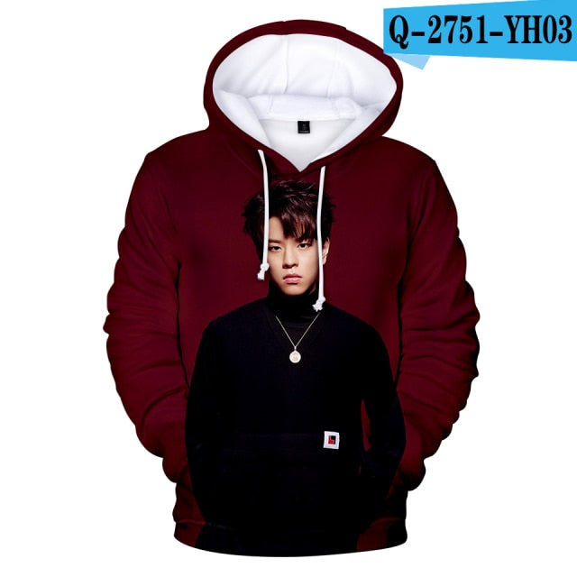 Stray Kids 3D Hoodies Men Women 2019 New Fashion Autumn High Quality Design Hip Hop Hoodie Korean Band Stray Kids Sweatshirts