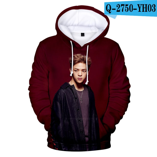 Stray Kids 3D Hoodies Men Women 2019 New Fashion Autumn High Quality Design Hip Hop Hoodie Korean Band Stray Kids Sweatshirts