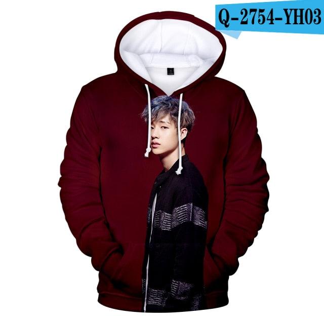 Stray Kids 3D Hoodies Men Women 2019 New Fashion Autumn High Quality Design Hip Hop Hoodie Korean Band Stray Kids Sweatshirts