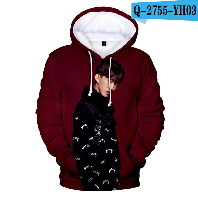 Stray Kids 3D Hoodies Men Women 2019 New Fashion Autumn High Quality Design Hip Hop Hoodie Korean Band Stray Kids Sweatshirts