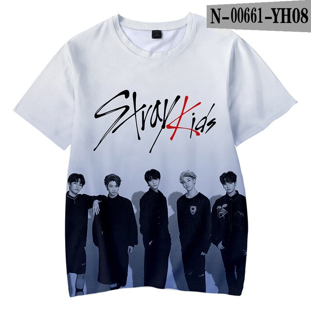Stray Kids 3D Children T-shirts Kpop Tshirts Casaul Kids Tee Shirts - Kpopshop