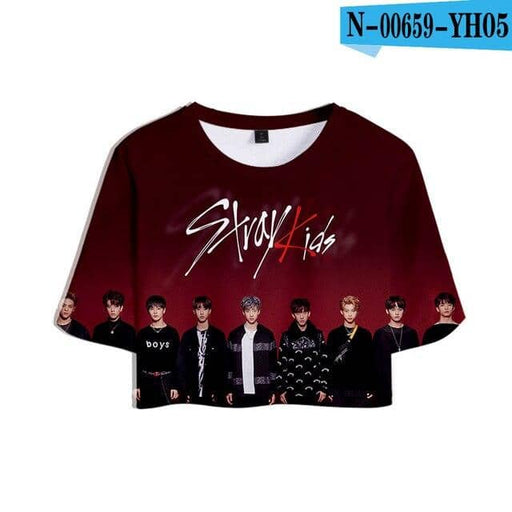 Kpop Newest Stray Kids 3D Printed Women Crop Tops Kpop Fashion Summer Short Sleeve T-shirts 2019 Hot Sale Casual Girls Sexy Tee Shirts that you'll fall in love with. At an affordable price at KPOPSHOP, We sell a variety of Stray Kids 3D Printed Women Crop Tops Kpop Fashion Summer Short Sleeve T-shirts 2019 Hot Sale Casual Girls Sexy Tee Shirts with Free Shipping.