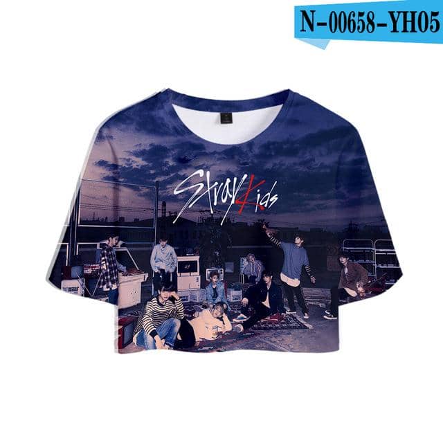 Kpop Newest Stray Kids 3D Printed Women Crop Tops Kpop Fashion Summer Short Sleeve T-shirts 2019 Hot Sale Casual Girls Sexy Tee Shirts that you'll fall in love with. At an affordable price at KPOPSHOP, We sell a variety of Stray Kids 3D Printed Women Crop Tops Kpop Fashion Summer Short Sleeve T-shirts 2019 Hot Sale Casual Girls Sexy Tee Shirts with Free Shipping.