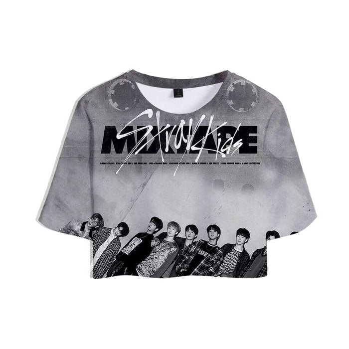 Kpop Newest Stray Kids 3D Printed Women Crop Tops Kpop Fashion Summer Short Sleeve T-shirts 2019 Hot Sale Casual Girls Sexy Tee Shirts that you'll fall in love with. At an affordable price at KPOPSHOP, We sell a variety of Stray Kids 3D Printed Women Crop Tops Kpop Fashion Summer Short Sleeve T-shirts 2019 Hot Sale Casual Girls Sexy Tee Shirts with Free Shipping.