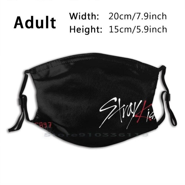 Stray Kids Cb97 Mask Adult Kids Washable Funny Face Mask With Filter Stray Kids 3Racha Cb97 Bangchan Kpop