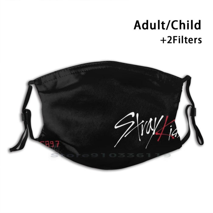Stray Kids Cb97 Mask Adult Kids Washable Funny Face Mask With Filter Stray Kids 3Racha Cb97 Bangchan Kpop
