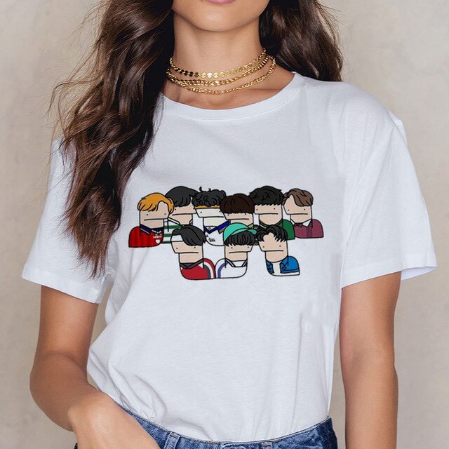 Stray Kids Kpop Casual Short Sleeve T Shirt Women Fashion MIROH T-shirt K Pop Fan T-shirt 90s Korean Tops Female