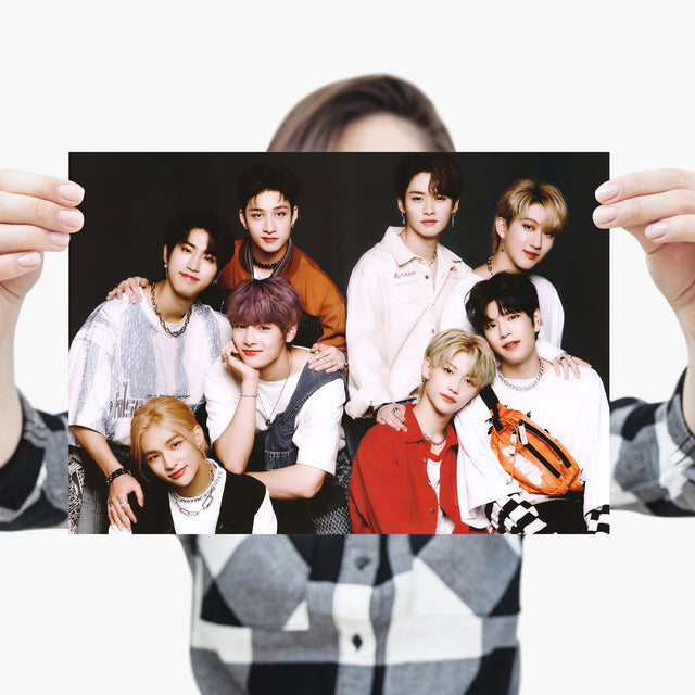 Stray Kids Kpop Poster Music Boy Group Icon Rapper Canvas Painting Wall Art Prints Gift Living Room Decor