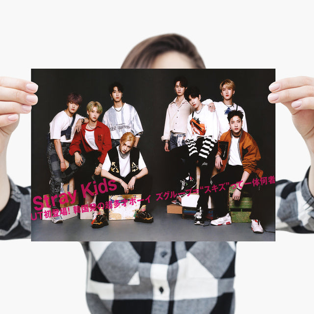 Stray Kids Kpop Poster Music Boy Group Icon Rapper Canvas Painting Wall Art Prints Gift Living Room Decor