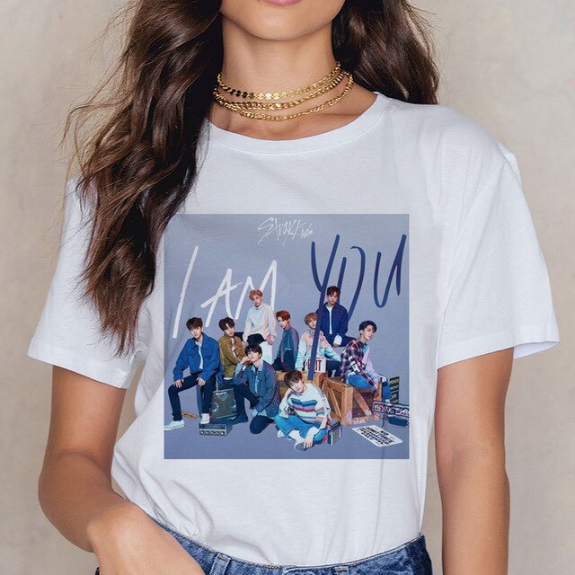 Stray Kids t shirt t-shirt femme kawaii ulzzang clothes aesthetic