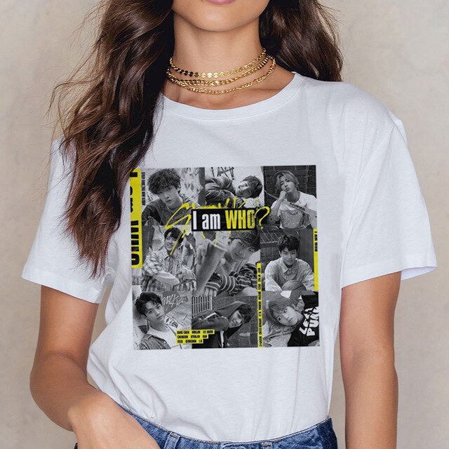 Stray Kids t shirt t-shirt femme kawaii ulzzang clothes aesthetic