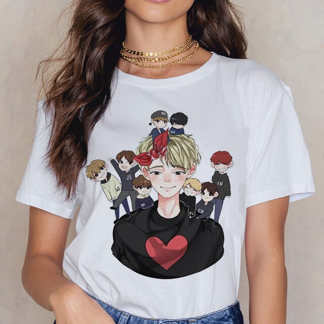 Stray Kids t shirt t-shirt femme kawaii ulzzang clothes aesthetic