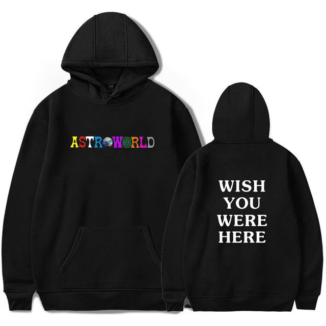 New Arrival Astro world Printed Hoodie Tour I Went To Astro World Album Artist Music Hoodie Wish You Were Here Tops