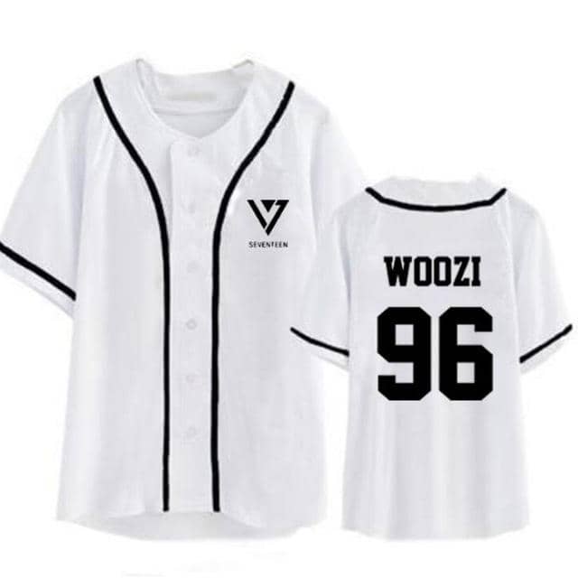 Kpop Newest Summer Korean Fashion Hip Hop Baseball T Shirt KPOP Seventeen 17 Short Sleeve T-Shirt Women Men Baseball Uniform Couple Shirt that you'll fall in love with. At an affordable price at KPOPSHOP, We sell a variety of Summer Korean Fashion Hip Hop Baseball T Shirt KPOP Seventeen 17 Short Sleeve T-Shirt Women Men Baseball Uniform Couple Shirt with Free Shipping.