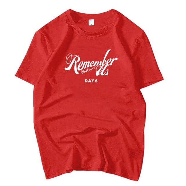 Kpop Newest Summer style day6 album remember us youth part2 same printing o neck short sleeve t shirt kpop unisex loose t-shirt 5 colors that you'll fall in love with. At an affordable price at KPOPSHOP, We sell a variety of Summer style day6 album remember us youth part2 same printing o neck short sleeve t shirt kpop unisex loose t-shirt 5 colors with Free Shipping.