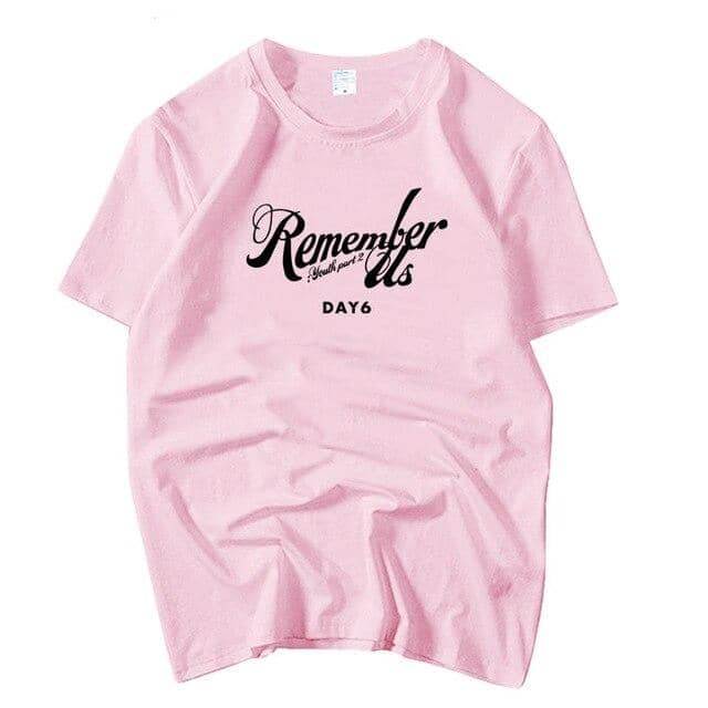Kpop Newest Summer style day6 album remember us youth part2 same printing o neck short sleeve t shirt kpop unisex loose t-shirt 5 colors that you'll fall in love with. At an affordable price at KPOPSHOP, We sell a variety of Summer style day6 album remember us youth part2 same printing o neck short sleeve t shirt kpop unisex loose t-shirt 5 colors with Free Shipping.