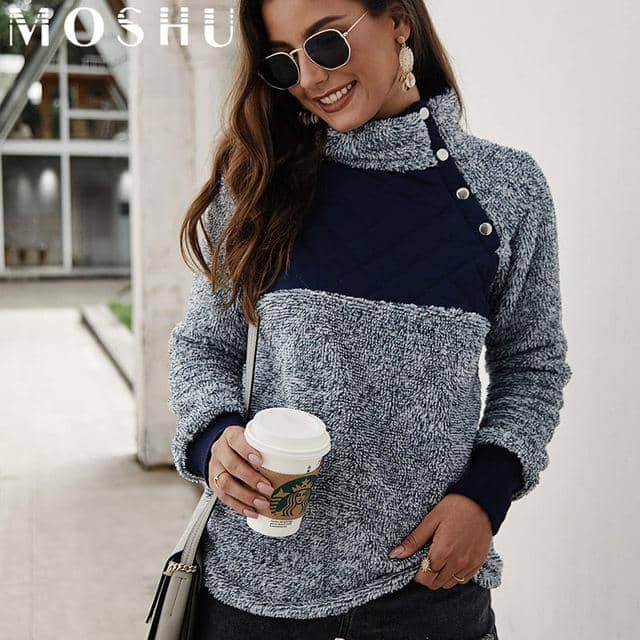 Kpop Newest Sweatshirts Hoodies For Women Long Sleeve Kpop Female Streetwear Winter Patchwork Warm Soft Plush Turtleneck Top Sudadera Mujer that you'll fall in love with. At an affordable price at KPOPSHOP, We sell a variety of Sweatshirts Hoodies For Women Long Sleeve Kpop Female Streetwear Winter Patchwork Warm Soft Plush Turtleneck Top Sudadera Mujer with Free Shipping.