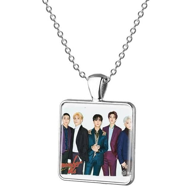 Kpop Newest TAFREE Kpop Day6 Photo Pendant Necklace Square Shape Glass Cabochon Necklaces Rhodium Plated Metal Link Chain Jewelry DAY23 that you'll fall in love with. At an affordable price at KPOPSHOP, We sell a variety of TAFREE Kpop Day6 Photo Pendant Necklace Square Shape Glass Cabochon Necklaces Rhodium Plated Metal Link Chain Jewelry DAY23 with Free Shipping.
