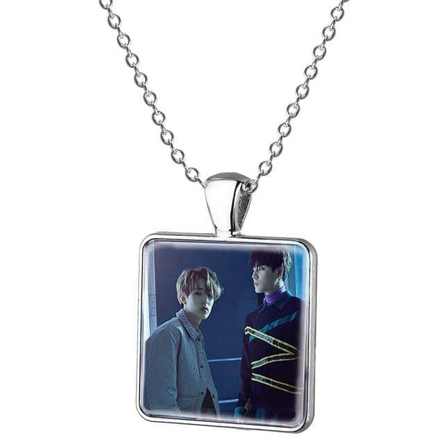Kpop Newest TAFREE Kpop Day6 Photo Pendant Necklace Square Shape Glass Cabochon Necklaces Rhodium Plated Metal Link Chain Jewelry DAY23 that you'll fall in love with. At an affordable price at KPOPSHOP, We sell a variety of TAFREE Kpop Day6 Photo Pendant Necklace Square Shape Glass Cabochon Necklaces Rhodium Plated Metal Link Chain Jewelry DAY23 with Free Shipping.