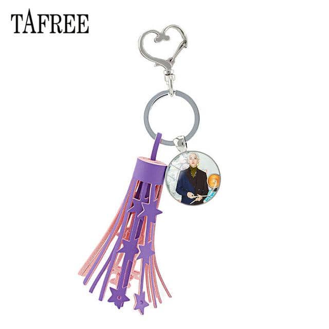 Kpop Newest TAFREE Purple Tassel Heart Clasps Key Ring Holder Glass Day6 DAY 6 Cabochon Dome Pendant Keychain For Fan Gift  Day17 that you'll fall in love with. At an affordable price at KPOPSHOP, We sell a variety of TAFREE Purple Tassel Heart Clasps Key Ring Holder Glass Day6 DAY 6 Cabochon Dome Pendant Keychain For Fan Gift  Day17 with Free Shipping.