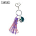 Kpop Newest TAFREE Purple Tassel Heart Clasps Key Ring Holder Glass Day6 DAY 6 Cabochon Dome Pendant Keychain For Fan Gift  Day17 that you'll fall in love with. At an affordable price at KPOPSHOP, We sell a variety of TAFREE Purple Tassel Heart Clasps Key Ring Holder Glass Day6 DAY 6 Cabochon Dome Pendant Keychain For Fan Gift  Day17 with Free Shipping.