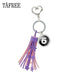 Kpop Newest TAFREE Purple Tassel Heart Clasps Key Ring Holder Glass Day6 DAY 6 Cabochon Dome Pendant Keychain For Fan Gift  Day17 that you'll fall in love with. At an affordable price at KPOPSHOP, We sell a variety of TAFREE Purple Tassel Heart Clasps Key Ring Holder Glass Day6 DAY 6 Cabochon Dome Pendant Keychain For Fan Gift  Day17 with Free Shipping.