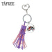 Kpop Newest TAFREE Purple Tassel Heart Clasps Key Ring Holder Glass Day6 DAY 6 Cabochon Dome Pendant Keychain For Fan Gift  Day17 that you'll fall in love with. At an affordable price at KPOPSHOP, We sell a variety of TAFREE Purple Tassel Heart Clasps Key Ring Holder Glass Day6 DAY 6 Cabochon Dome Pendant Keychain For Fan Gift  Day17 with Free Shipping.