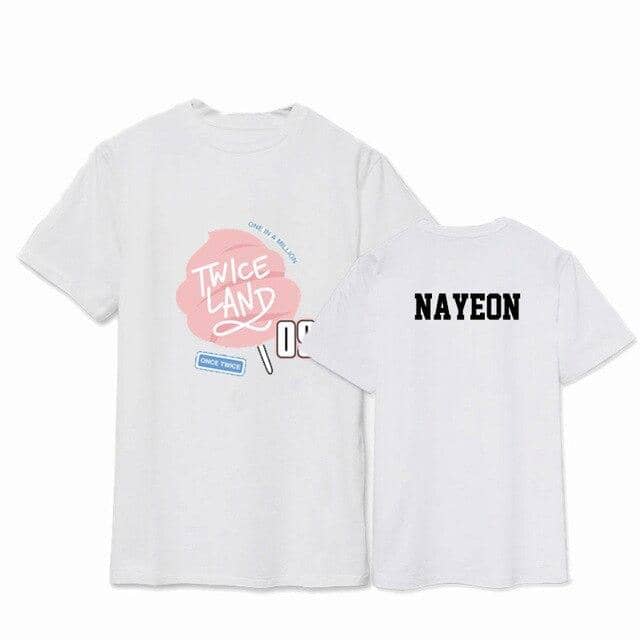 Kpop Newest TWICE KPOP Summer 2019 men women Korean version Cotton Round neck black White Letter printing Short-sleeved T-shirt Loose Lovers that you'll fall in love with. At an affordable price at KPOPSHOP, We sell a variety of TWICE KPOP Summer 2019 men women Korean version Cotton Round neck black White Letter printing Short-sleeved T-shirt Loose Lovers with Free Shipping.