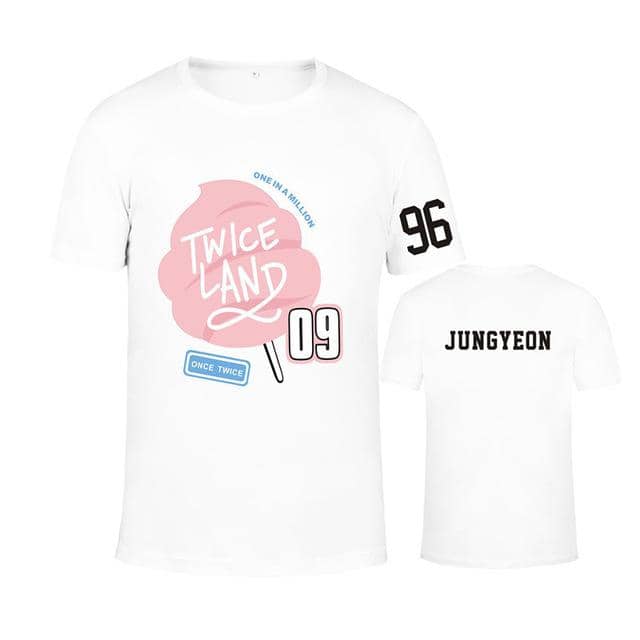 Kpop Newest TWICE Twiceland T-shirt Same Paragraph Short-sleeved Men and Women Lovers Dropshipping that you'll fall in love with. At an affordable price at KPOPSHOP, We sell a variety of TWICE Twiceland T-shirt Same Paragraph Short-sleeved Men and Women Lovers Dropshipping with Free Shipping.