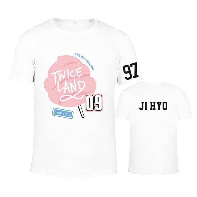 Kpop Newest TWICE Twiceland T-shirt Same Paragraph Short-sleeved Men and Women Lovers Dropshipping that you'll fall in love with. At an affordable price at KPOPSHOP, We sell a variety of TWICE Twiceland T-shirt Same Paragraph Short-sleeved Men and Women Lovers Dropshipping with Free Shipping.