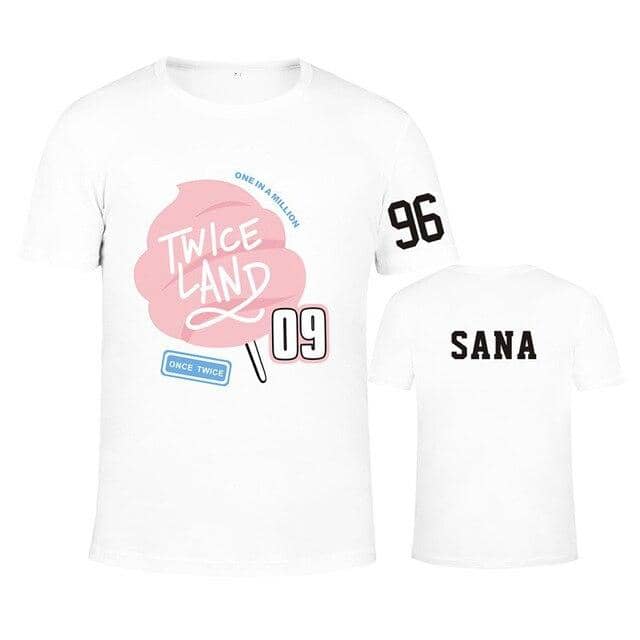 Kpop Newest TWICE Twiceland T-shirt Same Paragraph Short-sleeved Men and Women Lovers Dropshipping that you'll fall in love with. At an affordable price at KPOPSHOP, We sell a variety of TWICE Twiceland T-shirt Same Paragraph Short-sleeved Men and Women Lovers Dropshipping with Free Shipping.