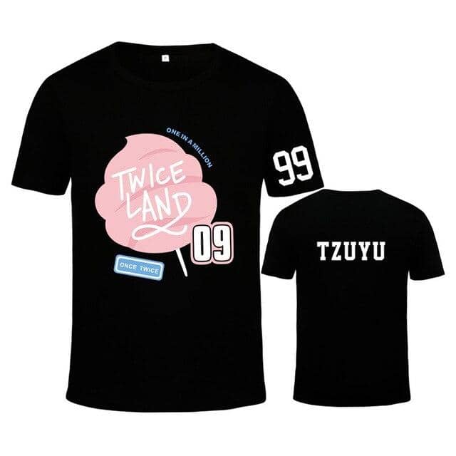 Kpop Newest TWICE Twiceland T-shirt Same Paragraph Short-sleeved Men and Women Lovers Dropshipping that you'll fall in love with. At an affordable price at KPOPSHOP, We sell a variety of TWICE Twiceland T-shirt Same Paragraph Short-sleeved Men and Women Lovers Dropshipping with Free Shipping.