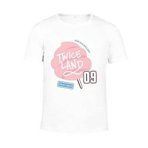 Kpop Newest TWICE Twiceland T-shirt Same Paragraph Short-sleeved Men and Women Lovers Dropshipping that you'll fall in love with. At an affordable price at KPOPSHOP, We sell a variety of TWICE Twiceland T-shirt Same Paragraph Short-sleeved Men and Women Lovers Dropshipping with Free Shipping.