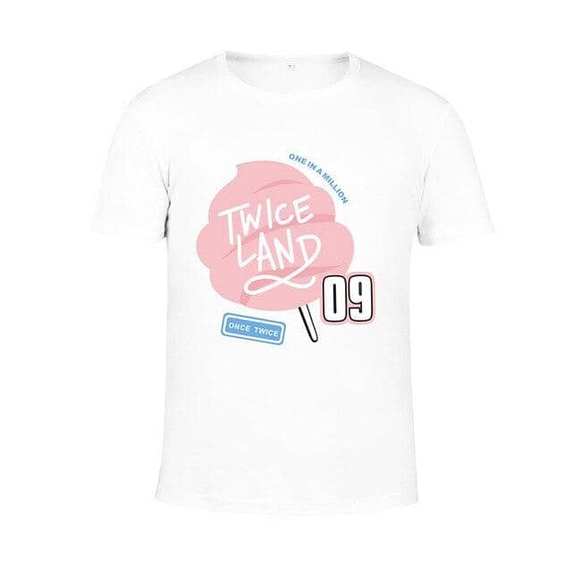 Kpop Newest TWICE Twiceland T-shirt Same Paragraph Short-sleeved Men and Women Lovers Dropshipping that you'll fall in love with. At an affordable price at KPOPSHOP, We sell a variety of TWICE Twiceland T-shirt Same Paragraph Short-sleeved Men and Women Lovers Dropshipping with Free Shipping.