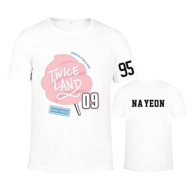 Kpop Newest TWICE Twiceland T-shirt Same Paragraph Short-sleeved Men and Women Lovers Dropshipping that you'll fall in love with. At an affordable price at KPOPSHOP, We sell a variety of TWICE Twiceland T-shirt Same Paragraph Short-sleeved Men and Women Lovers Dropshipping with Free Shipping.