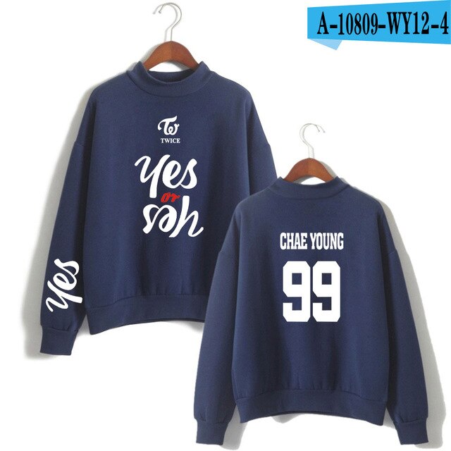 TWICE YES OR YES Printed Sweatshirts Hoodies Twice Abum Korean Kpop Hoodie Men/Women