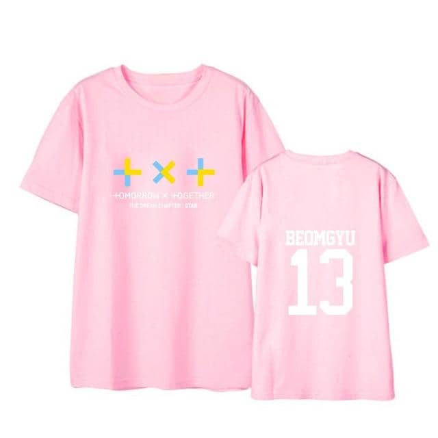 TXT Kpop Member name  TXT korean  women men tops - Kpopshop
