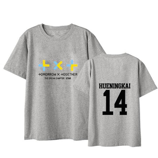 TXT Kpop Member name  TXT korean  women men tops - Kpopshop