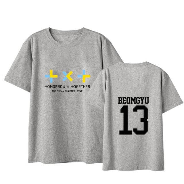 TXT Kpop Member name  TXT korean  women men tops - Kpopshop