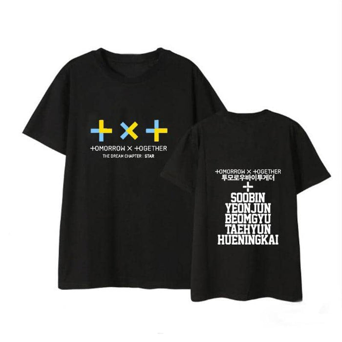TXT Kpop Member name  TXT korean  women men tops - Kpopshop
