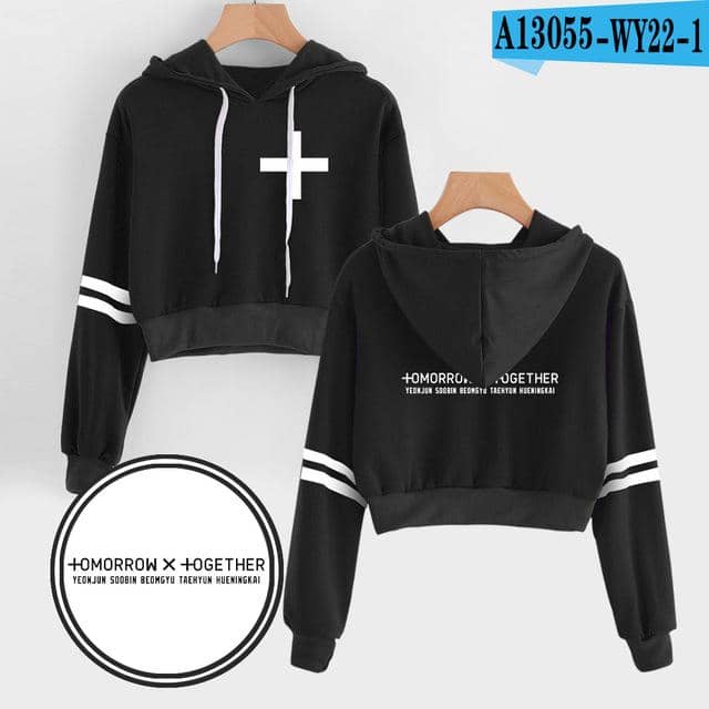 Kpop Newest TXT Navel Hoodies Sweatshirt Idol Hip Hop New Casual Fashion Kpop TOMORROW X TOGETHER Hoodies Outwear High Street Sweatshirt that you'll fall in love with. At an affordable price at KPOPSHOP, We sell a variety of TXT Navel Hoodies Sweatshirt Idol Hip Hop New Casual Fashion Kpop TOMORROW X TOGETHER Hoodies Outwear High Street Sweatshirt with Free Shipping.