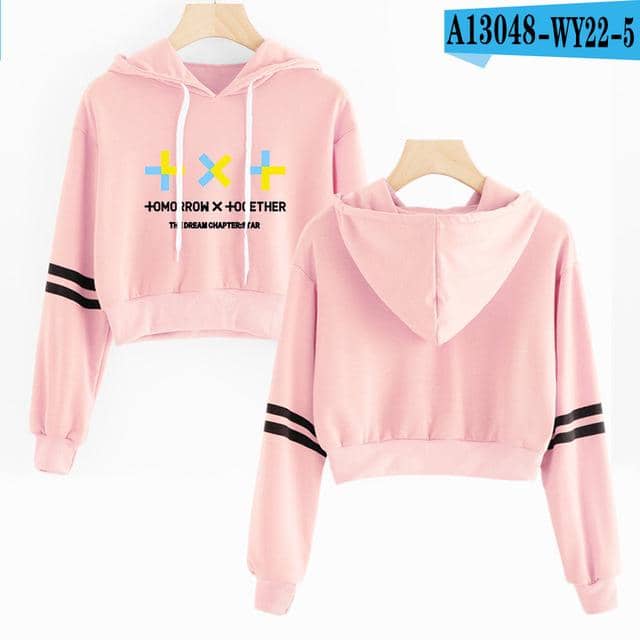 Kpop Newest TXT Navel Hoodies Sweatshirt Idol Hip Hop New Casual Fashion Kpop TOMORROW X TOGETHER Hoodies Outwear High Street Sweatshirt that you'll fall in love with. At an affordable price at KPOPSHOP, We sell a variety of TXT Navel Hoodies Sweatshirt Idol Hip Hop New Casual Fashion Kpop TOMORROW X TOGETHER Hoodies Outwear High Street Sweatshirt with Free Shipping.