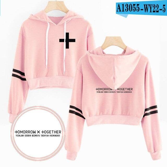 Kpop Newest TXT Navel Hoodies Sweatshirt Idol Hip Hop New Casual Fashion Kpop TOMORROW X TOGETHER Hoodies Outwear High Street Sweatshirt that you'll fall in love with. At an affordable price at KPOPSHOP, We sell a variety of TXT Navel Hoodies Sweatshirt Idol Hip Hop New Casual Fashion Kpop TOMORROW X TOGETHER Hoodies Outwear High Street Sweatshirt with Free Shipping.